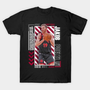 Jakob Poeltl Paper Poster Version 10 T-Shirt